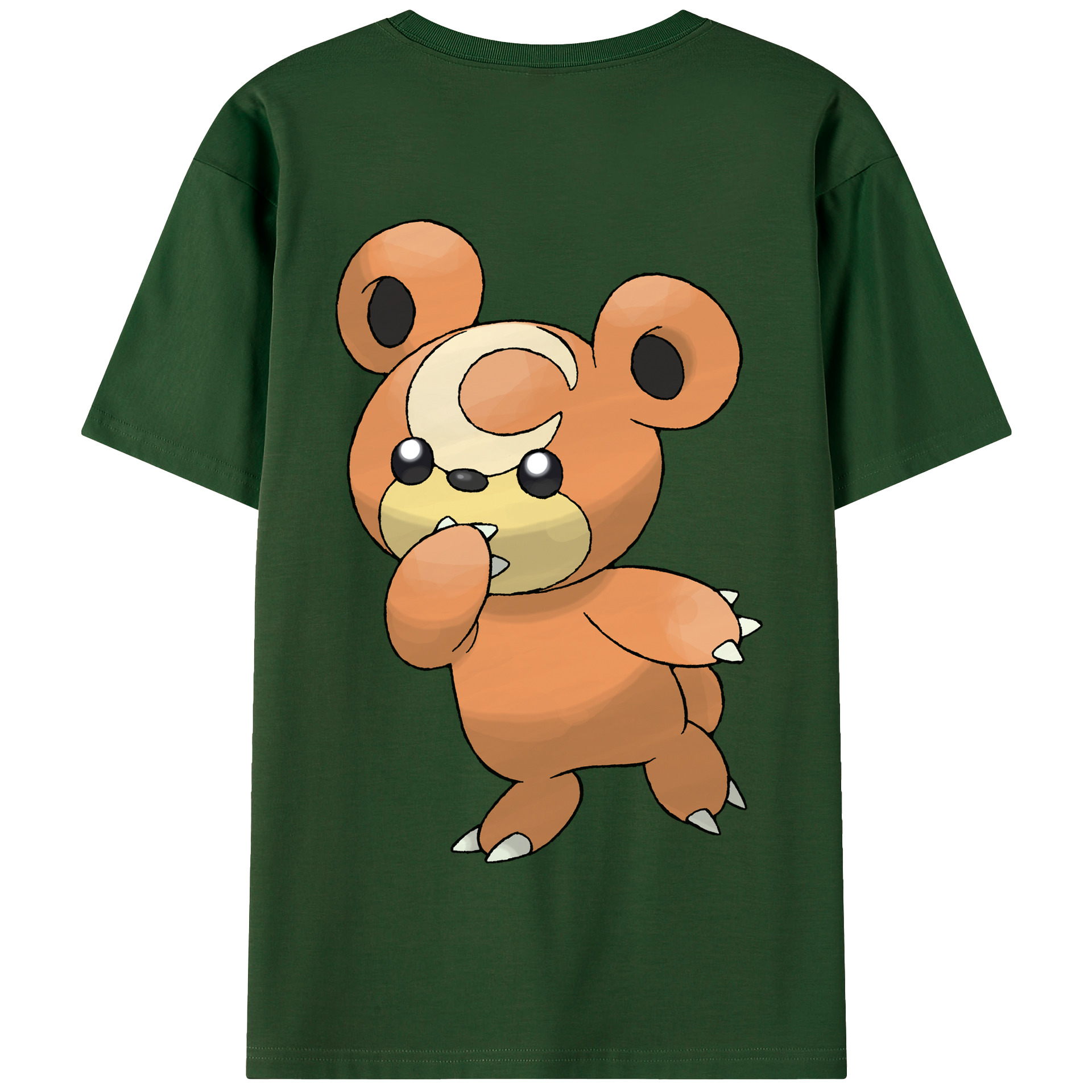 （画像用） ポケットモンスター Pokémon 綿100％半袖Tシャツ（背面プリント）